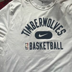 Nike Timberwolves Basketball Tee long sleeve Dri fit
